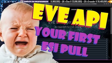 ESI and your first API call, pulling a system cost index into an Excel spreadsheet, baby steps.