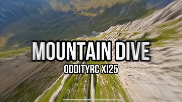 Durmitor | Mountain Dive With 2.5 Inch FPV Drone OddityRc XI25 4K