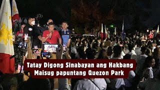 Tatay Digong SUMABAY sa Parada mula Freedom Park to Quezon Park Dumaguete City