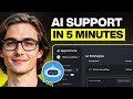 How to Build a Customer Support AI Agent For ANY Business (Live Chatbot)