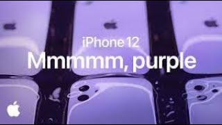 iPhone 12   Mmmmm purple #Apple