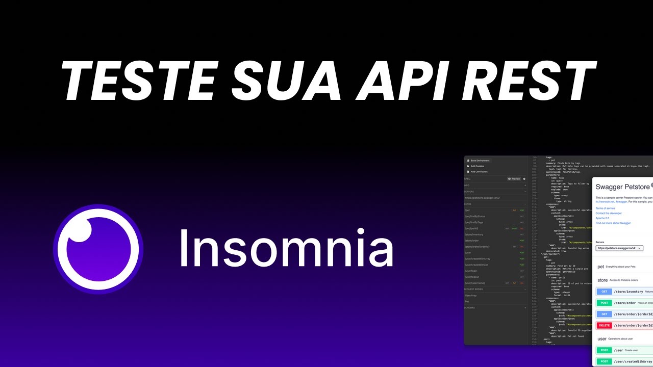 Insomnia - Teste sua API REST - YouTube