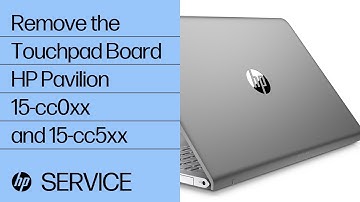 Remove the Touchpad Board | HP Pavilion 15-cc0xx and 15-cc5xx | HP