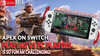 ANOTHER SWITCH PLAYER IN PC LOBBY VIDEO! APEX LEGENDS SWITCH GAMEPLAY