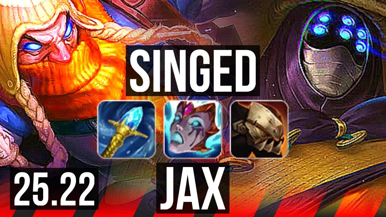 SINGED vs JAX (TOP) | 13/1/14, Legendary | EUW Master | 25.22