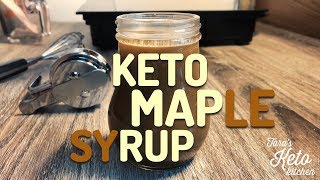 Homemade Keto Maple Syrup (Easy & Delicious!) Homemade Sugar Free Maple Syrup You'll Love!