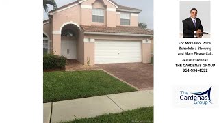 14272 Northwest 23rd St, Pembroke Pines, FL Presented by Jesus Cardenas.