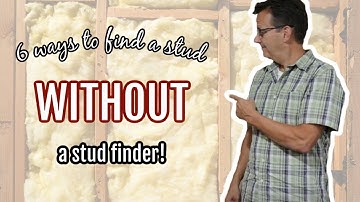 6 ways to find a stud WITHOUT a stud finder! 🔨