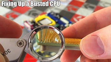 A PC Builders Nightmare? (Fixing Bent CPU Pins)