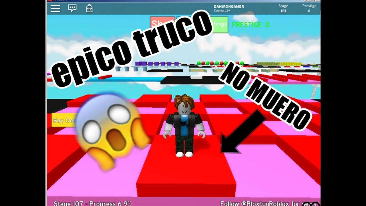 Epico Truco Para No Morir En Roblox Parkour Youtube - parkour roblox como pasarse el tutorial avanzado sin glob