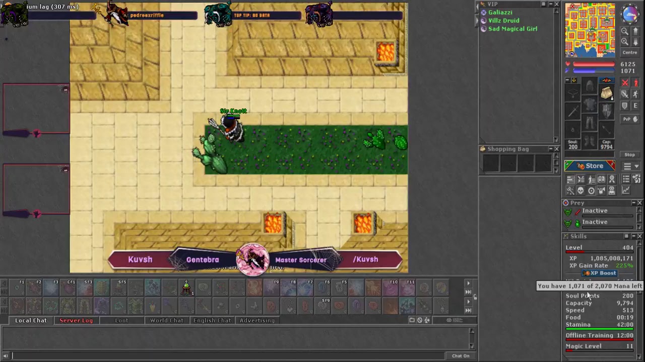 [PT/ENG] Bruxo - Master Sorcerer - World - Descubra - Tibia - Pró