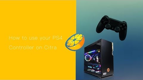 How to use your Ps4 controller in Citra