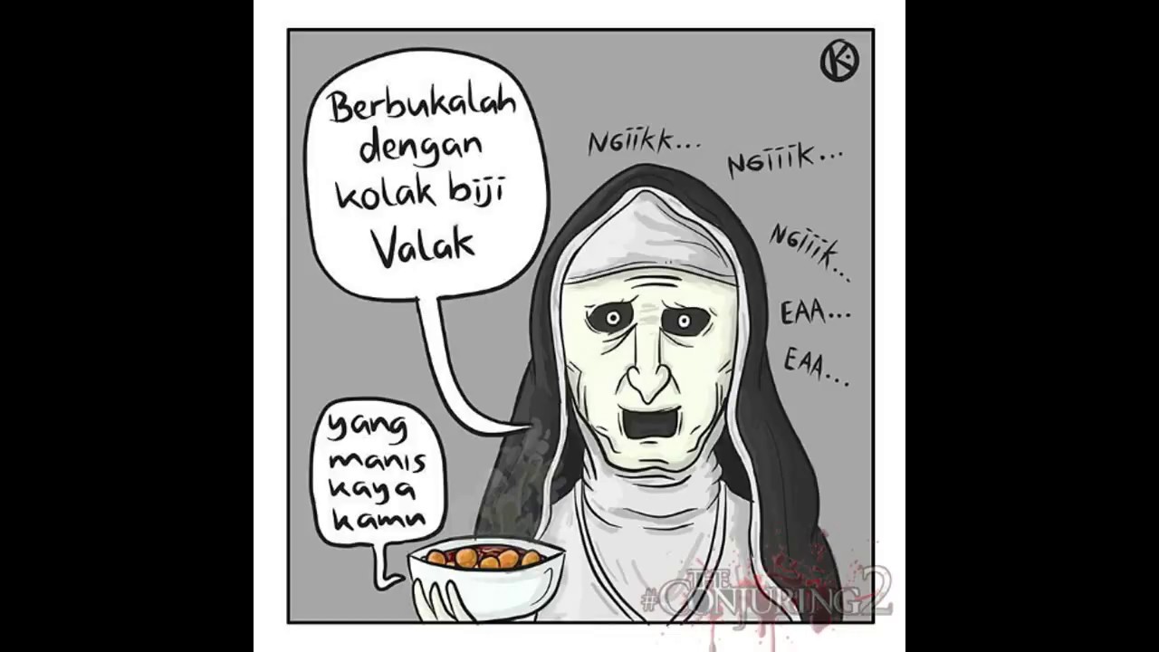 Kocak Inilah Penampakan Meme The Nun Alias Valak YouTube