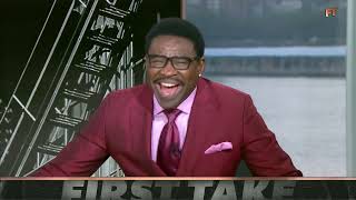 New week, new jokes about Michael Irvin courtesy of Stephen A. 😅 | First Take