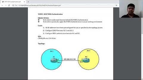 BGP MD5 Authentication