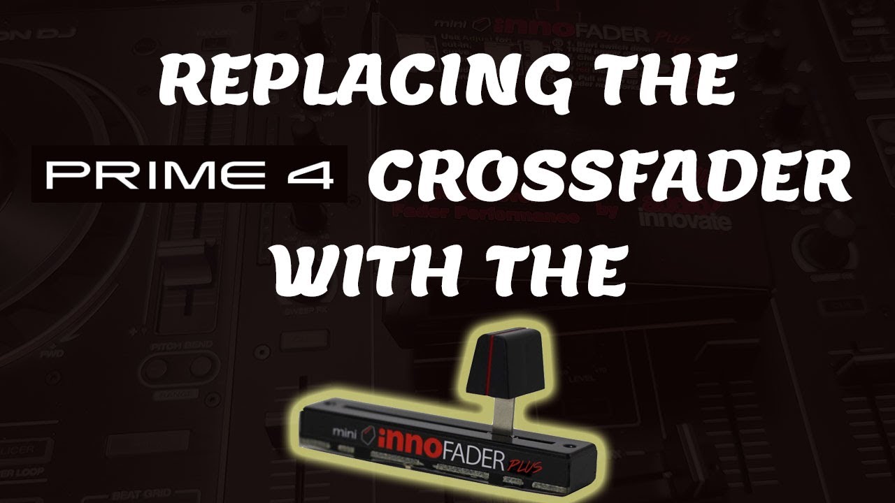 Replace your Denon Prime 4 crossfader with the Mini Innofader Plus