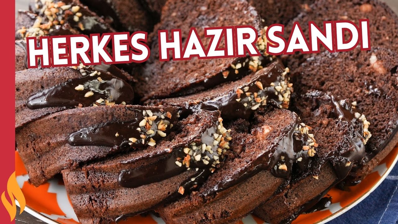 Bildiğiniz Malzemelerle Hazır Kek Dokusunda ???????? Kakaolu Fındıklı Kek Tarifi ????