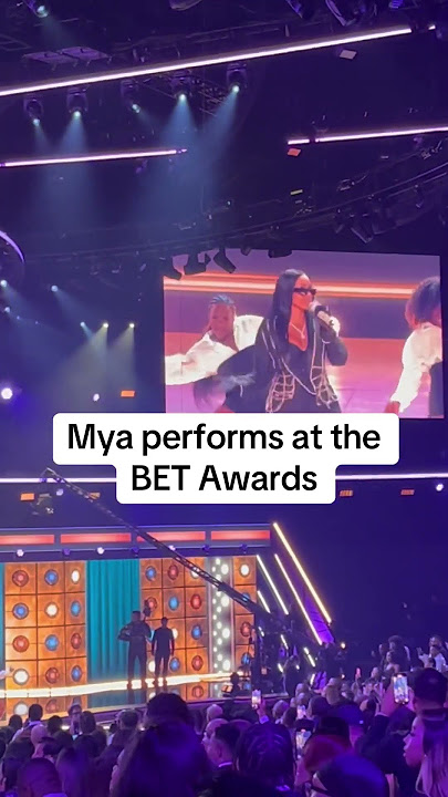 Mya performs at the BET Awards #mya #106andpark #betawards