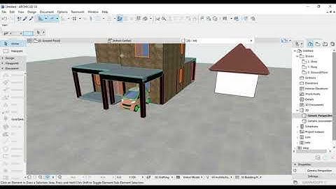 archicad 24 part 3 tutorial simple building design modeling