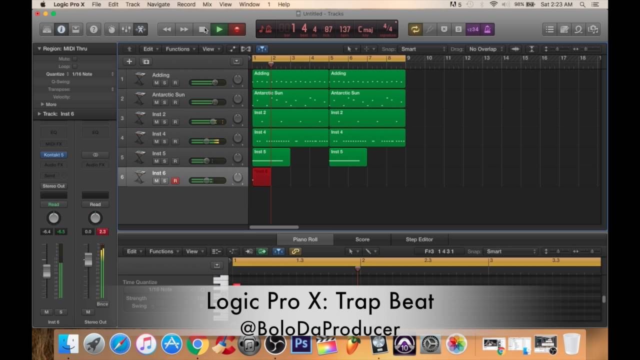 logic pro x beat making