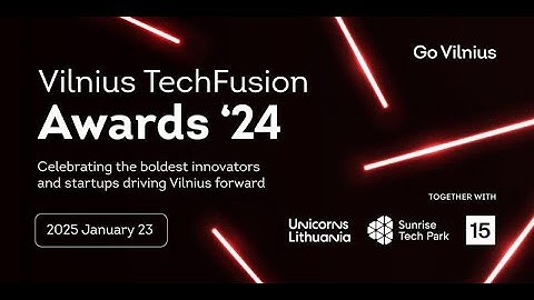 Vilnius TechFusion Awards 2024