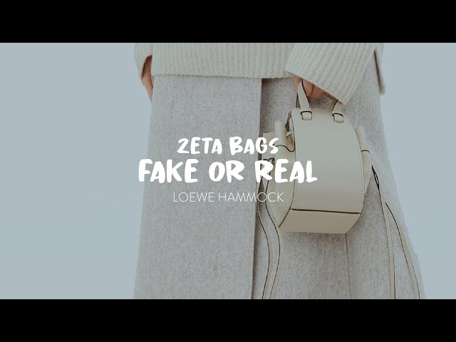 How To Spot Real Vs Fake Loewe Hammock Bag – LegitGrails