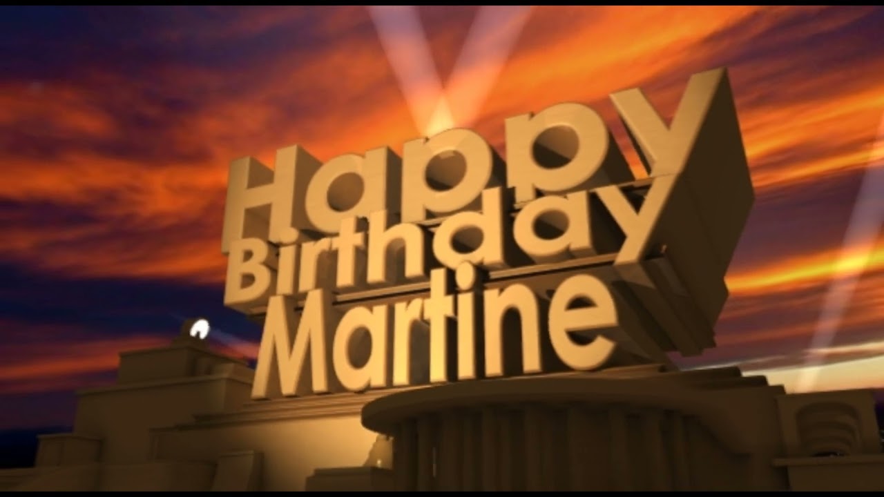 Happy Birthday Martine
