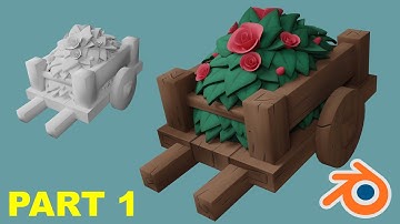Blender tutorial: Rose cart create the wooden cart part1