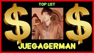How much does JuegaGerman make on YouTube 2016