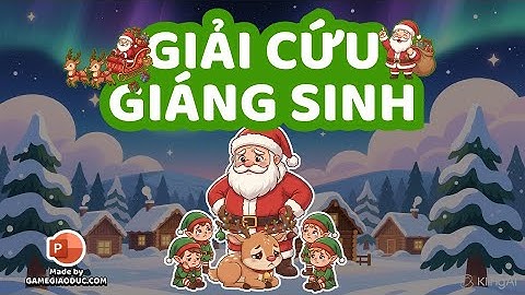 Trò chơi Powerpoint - Giải cứu giáng sinh│Powerpoint Game│Game giáo dục