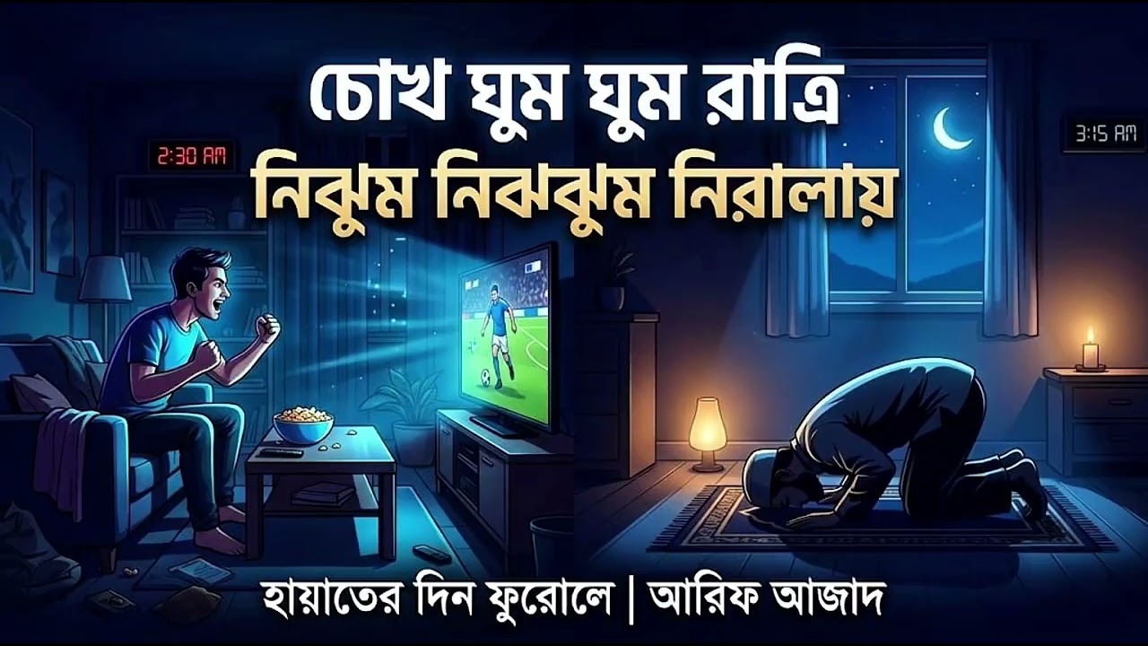 হায়াতের দিন ফুরালে | পর্ব- ১৭ | আরিফ আজাদ | চোখ ঘুম ঘুম রাত্রি নিঝুম নিঝঝুম নিরালায়। #ইকরা