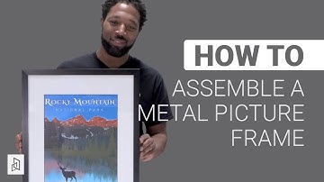 Assembling a Metal Picture Frame: How to Tutorial