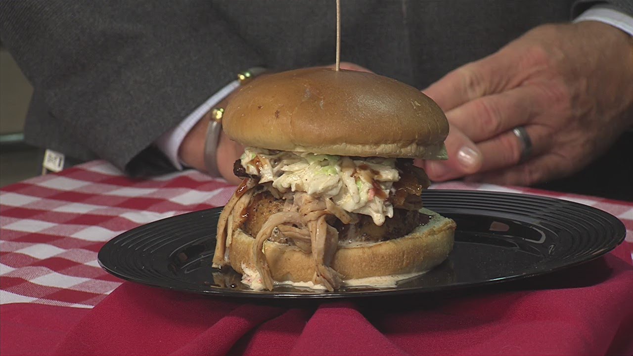 Rib Shack's "All Iowa Belly Up Burger" at the Iowa State Fair YouTube