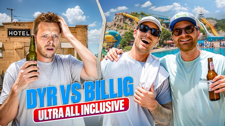 DYR VS BILLIG ULTRA ALL INCLUSIVE.
