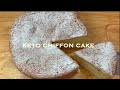KETO CHIFFON CAKE