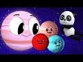 hành tinh bài hát | học tên các hành tinh | Vần hệ mặt trời | Baby Bao Panda | Planets Song