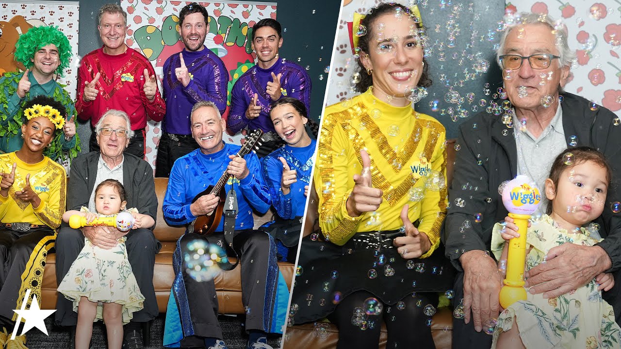 See Robert De Niro MEET The Wiggles w/ 2-Year-Old Daughter