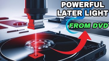 I Built A DIY Laser Light Show Using Only A DVD Player