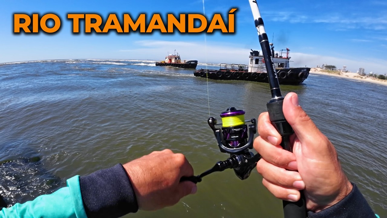 3 dias pescando ROBALOS nas pedras da barra do Rio Tramandaí! - RS