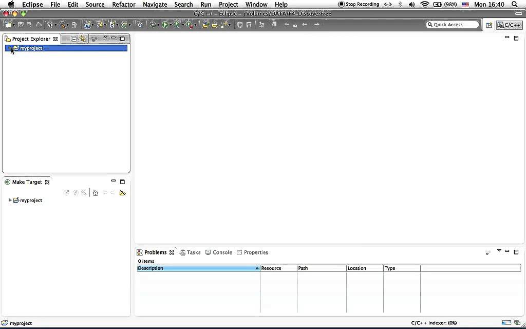F4-DiscoverFree Tutorial 01 - Creating a New Project