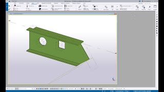 Tekla Structures Basics  Working with Different Types of Cuts