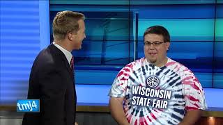 Wisconsin State Fair's 1st cheese curd eating competition