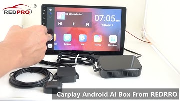 REDPRO Carplay Ai Box Car Multimedia Player New Version 4+32G Android system Wireless Mirror link