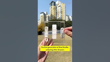 The first generation of iPod Shuffle, unboxing after 19 years #shorts