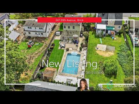 247 20TH AVENUE, Brick, NJ home video tour