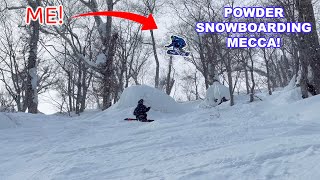 A Perfect Day Snowboarding in Japan! *RAW FOOTAGE*