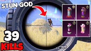 I Actually Met The STUN-GOD in BGMI • (39 KILLS) • BGMI Gameplay