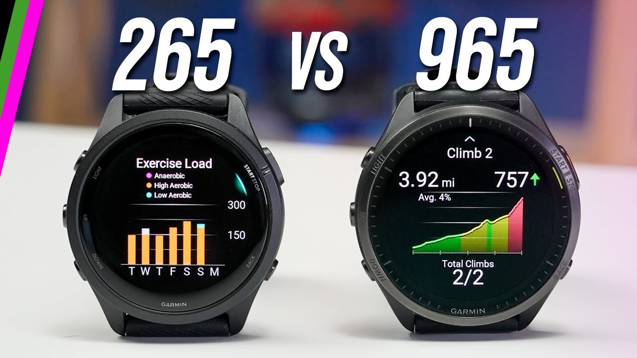 Garmin Forerunner 265 smartwatch review - excellent for sports tracking,  less so for mapping