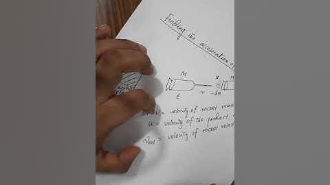 System with varying mass: Rocket motion