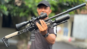 Greyhound Mercury AP900B Botol Inocom 300cc, Hikmicro Alpex 4K Lite, Peredam Custom dan Bipod ABS